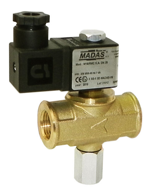 Brass body manual reset Solenoid Valves