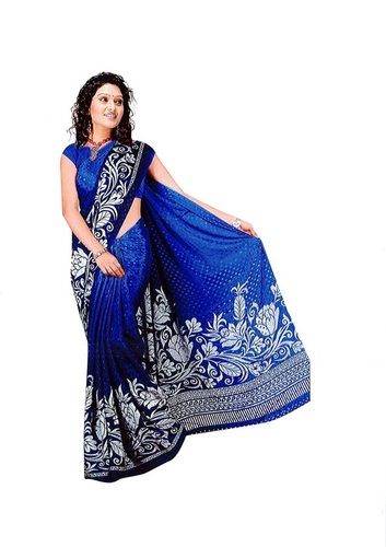 Blue Designer Sarees By Gnr Enterprises