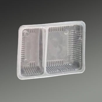 Two Portion Food Tray