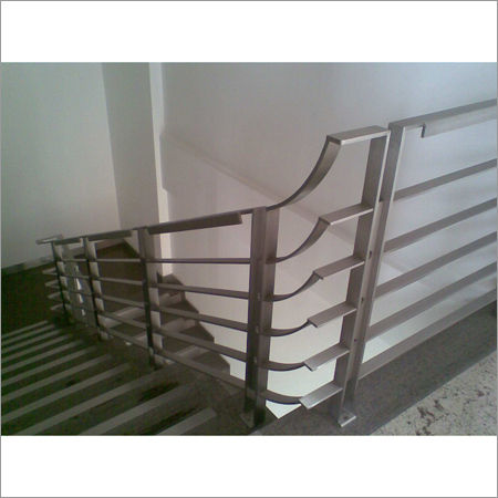 Flat Pipe Stainless Steel Handrail