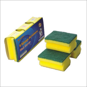 Heavy Duty Grooved Sponge Scourer