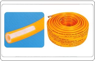 High Pressure Power Spray Hose - Inner Diameter: 8.5-13mm, Outer Diameter: 14-19mm | Excellent Durability, Flexibility, and Abrasion Resistance with Brass Couplings