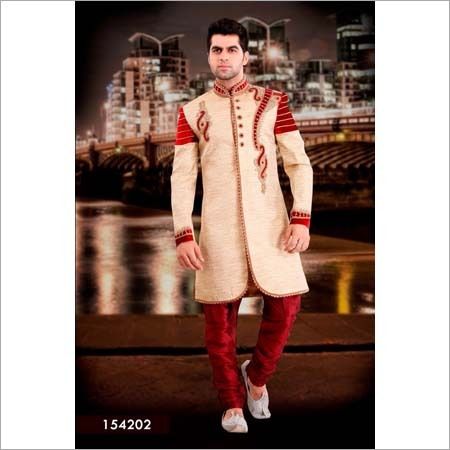 Indo Western Sherwani - Premium Quality Fabric, Elegant Design | Alluring Look, Easy to Wear, Colorfastness