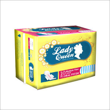 Blue Floral Sanitary Pads