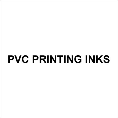 PVC Printing Inks