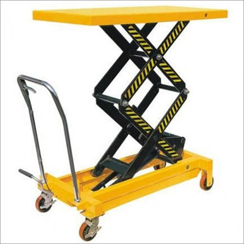 Yellow Scissor Double Barrier Lifter, For Industrial Premises at Rs 284000  in Bengaluru
