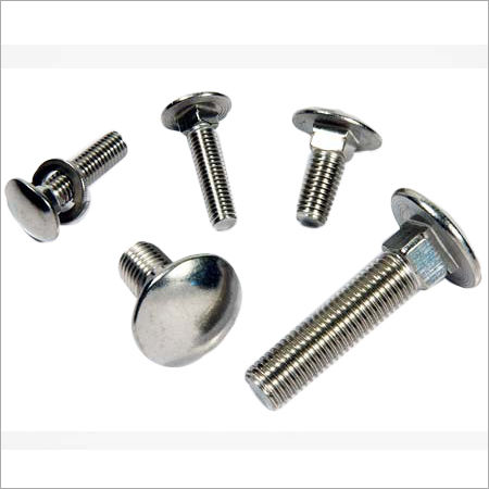 SS Carriage Bolt - High Grade Stainless Steel, Dimensional Accuracy, Abrasion Resistance, Excellent Durability, Precise Finish