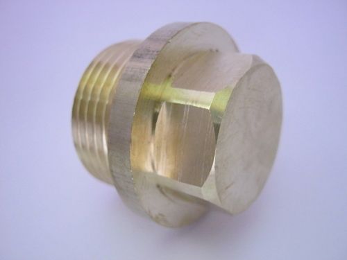 Glossy Lamination Brass Stop Plug