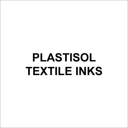 Plastisol Textile Inks