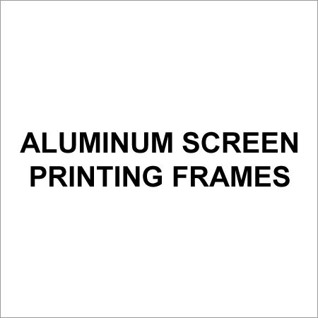 Aluminum Screen Printing Frames