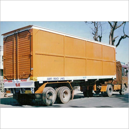 14 Wheels Dry Container Truck