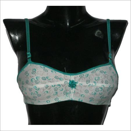 Silver Ladies Designer Polka Dot Floral Cotton Lace Bra Panty Set With  Steel Rings at Best Price in Shillong Cantonment