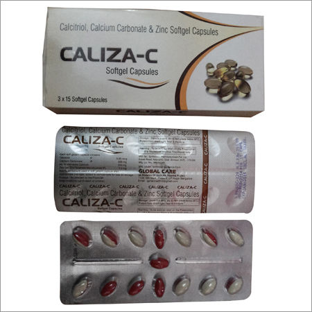 Calcitriol Calcume Carbonate Zink Softgel Capsules