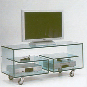 Glass TV Trolley