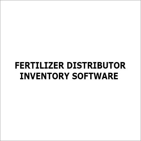 Fertilizer Distributor Inventory Software