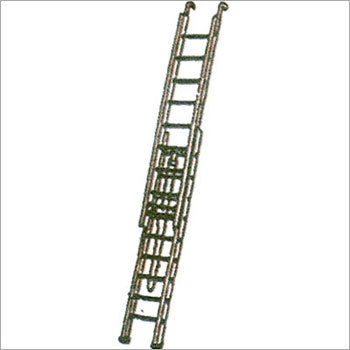 Aluminium Extension Ladder - Lightweight Aluminum Alloy, Easy Reach Design | Rubber Shoes for Enhanced Grip, Rope and Pulley Compatible