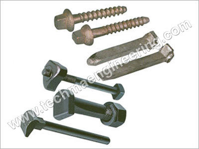 Railway Spikes - Quality-Assured Alloy Steel, Corrosion-Resistant and Easy to Install | Sturdy Build with Optimum Finish