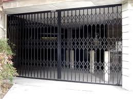 MS Collapsible Gates - Durable Mild Steel Structure with Rust Resistance | Ideal for Houses, Offices, Shops, and Buildings