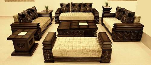 Stylish Wooden Sofa Set