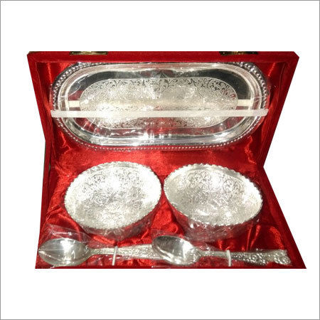 Designer Silver Plated Bowl Set