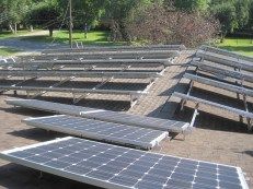 Ground Solar Panel Mounting Structures