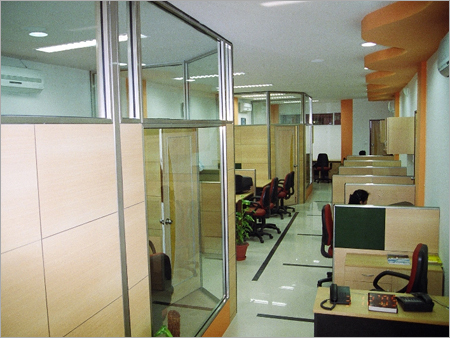 Office Reception Interior Design By AADITYA TOTAL SPACE SOLUTIONS