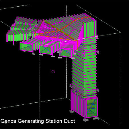 Coats Evenly 2D Structural Ductwork Drawing