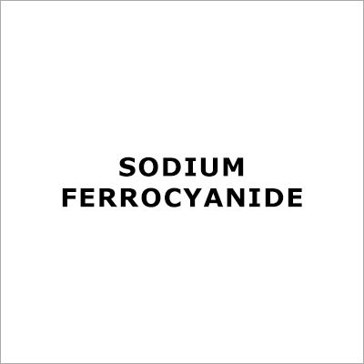 Available In Different Colour Sodium Ferrocyanide