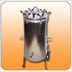 Laboratory Autoclave - Stainless Steel Grade 304, Double Walled Fabrication with Microprocessor Based Temperature Control | Excellent Durability, Corrosion Resistant, Safety Features