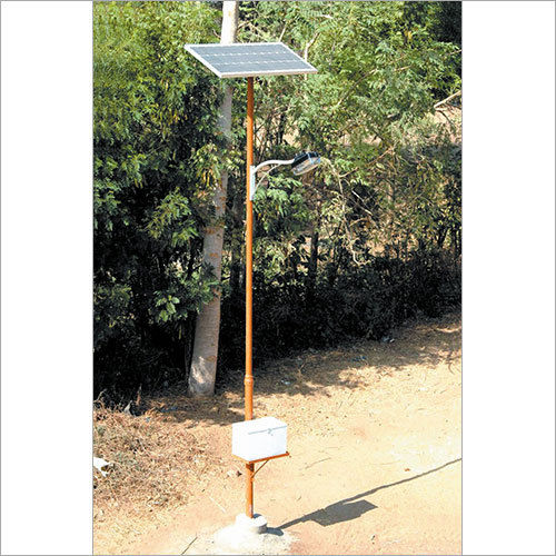 Black Solar Street Light