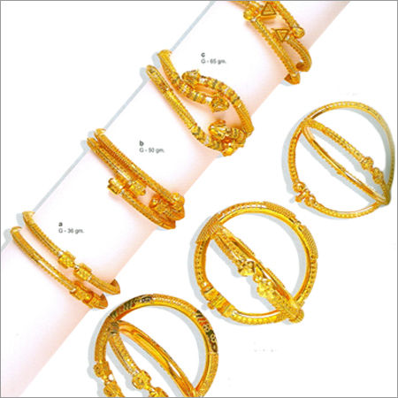 Decorative Gold Bangles