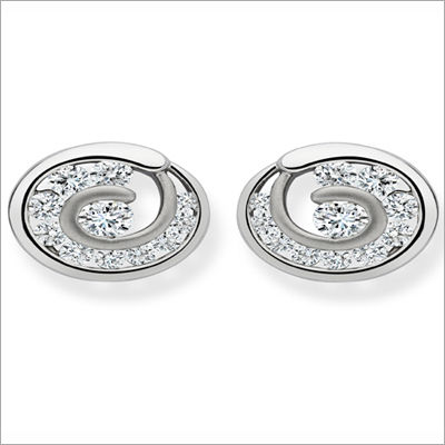 Platinum Diamond Earring