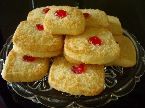 Coconut Shortbread Cookies