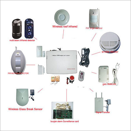 Available In Multicolor Intrusion Alarm System