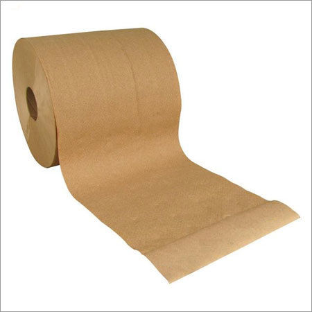 Kraft Paper Roll - 100% Recycled Mixed Pulp, 100-180 GSM, Brown Color | Eco-Friendly, Scratch and Tear Resistant, Superior Finish