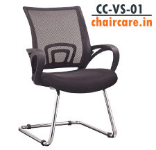 Visitor Chairs - Premium Fabric Upholstery, Ergonomic Design, Excellent Back Support - Flawless Finish, Wear & Tear Resistant, Classy Aesthetic