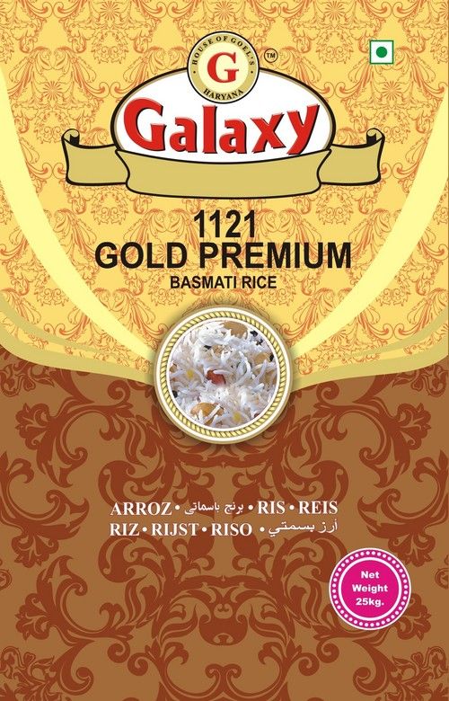 Galaxy Gold Premium Basmati Rice Shelf Life: 2 Years