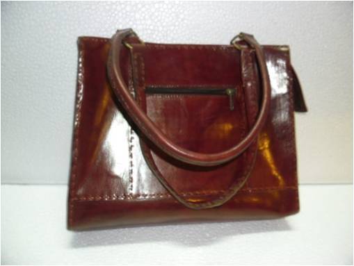 Shopping leather bag