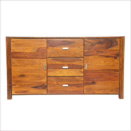 Natural Sheshame Color Contemporary Wooden Sideboard