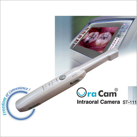 Intraoral Camera - 1/4'' 1.3 Mega Pixel CMOS Sensor, 1280 x 1024 Resolution , Max 30 fps Performance, High Luminance White LED Lighting