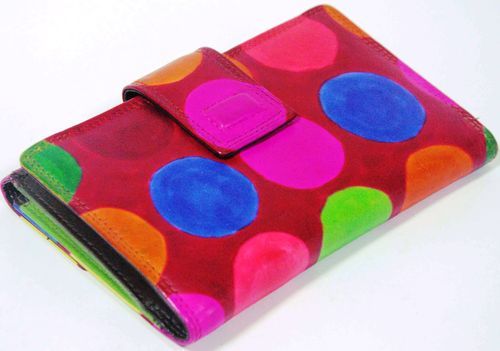 Printed Leather Ladies Wallets