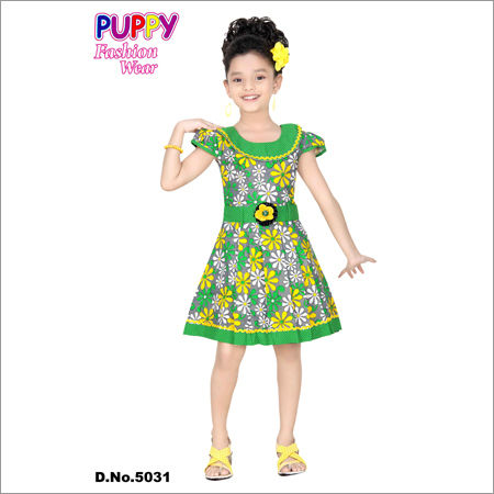 Girls Printed Frock