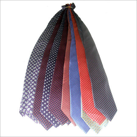 Printed Silk Neckties Pillow Filling: Microfiber