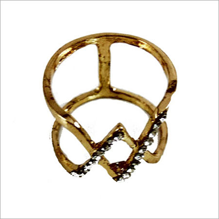 Semi-Automatic Gold Plated Finger Ring