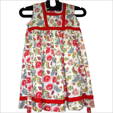 Printed Kids Frocks - Soft Cotton Fabric, Cozy Fit in Various Colors & Prints | Durable Stitching, Easy to Wash