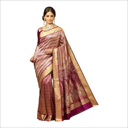 Designer Tussar Silk Sarees