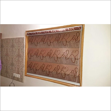 Jacquard Zebra Blind