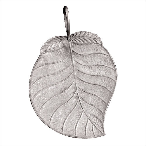 Leaf Shaped Silver Bowl