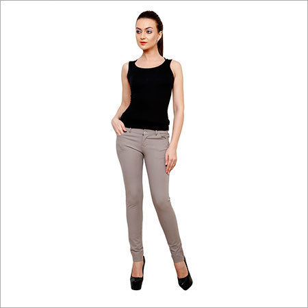 Rosegold Non Stretchable Cotton Ladies Trouser