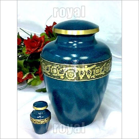 Avalon Blue Marble Urn